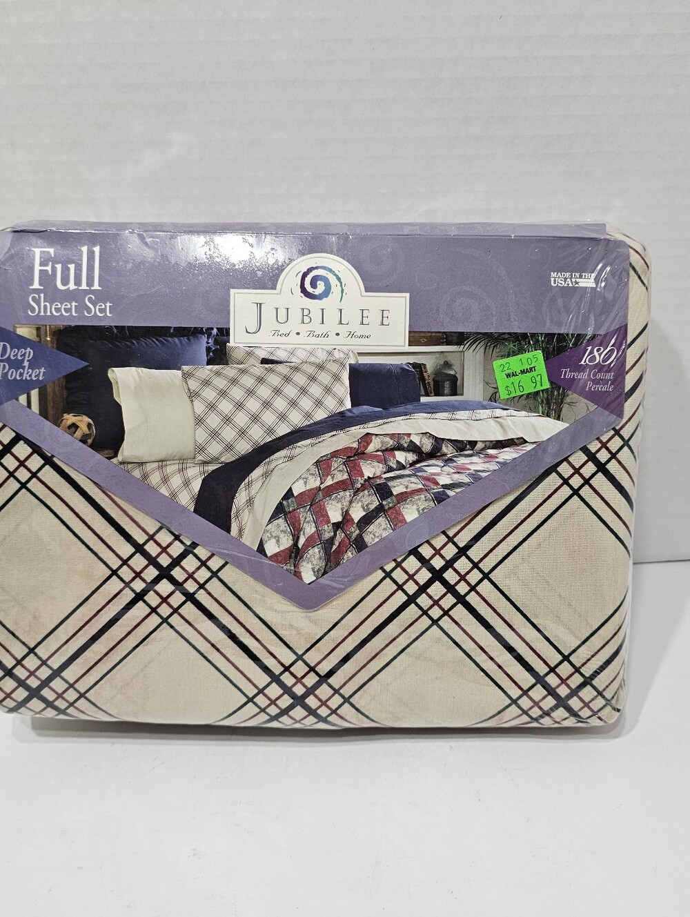Vintage 90's Jubilee Full Size Sheet Set